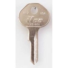 Kaba Ilco 1092-900-M19 Key Blank,Brass,Type M19,4 Pin,Pk10