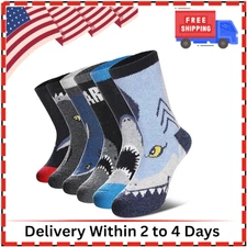 Kids Merino Wool Hiking Socks for Boys Girls Toddlers Thermal Winter Warm Thick
