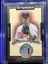 2007 Upper Deck Masterpieces Joe Nathan Cc-jn Captured On Canvas Mem Twins 2007 Upper Deck Masterpieces Joe Nathan Cc-jn Captured On Canvas Mem Twins