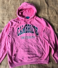 Cambridge University Hoodie Pink Universitycore Aesthetic Size M