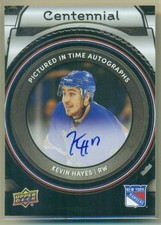 2025-26 Upper Deck NY RANGERS Centennial Pictured In Time Autographs KEVIN HAYES