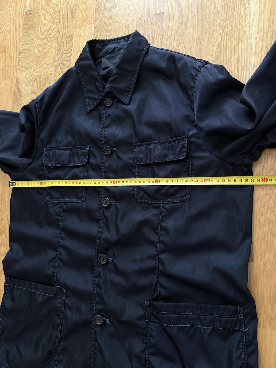 Rare Vintage 90s Prada Milano Men's Navy Blue Jacket Size L | eBay