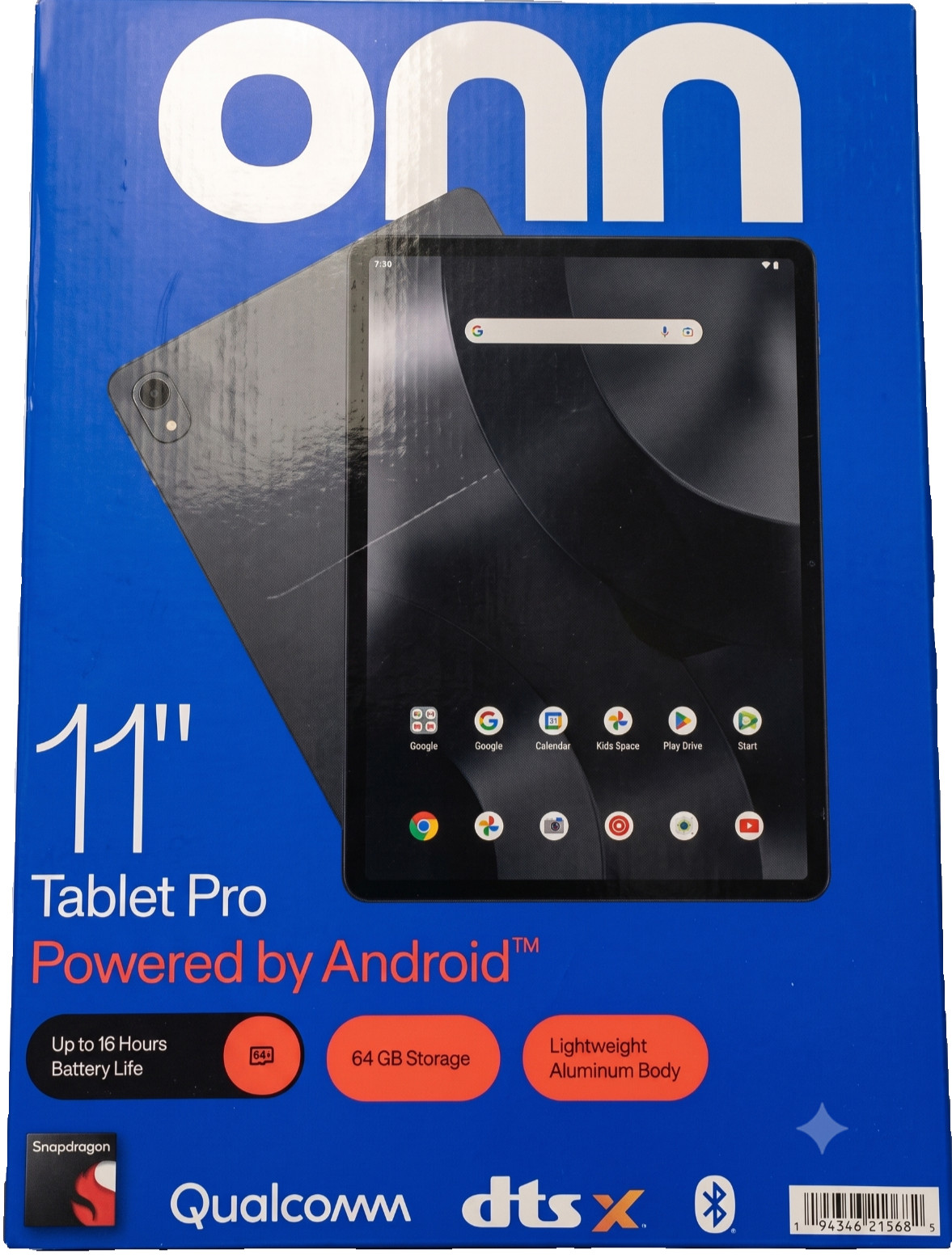 New onn. 11" Tablet Pro [1840x1280] 4GB RAM 64GB UFS [2024 Model] Android - Grey