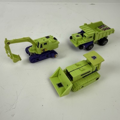 Vintage Hasbro Transformers G1 Constructicons Devastator Decepticons