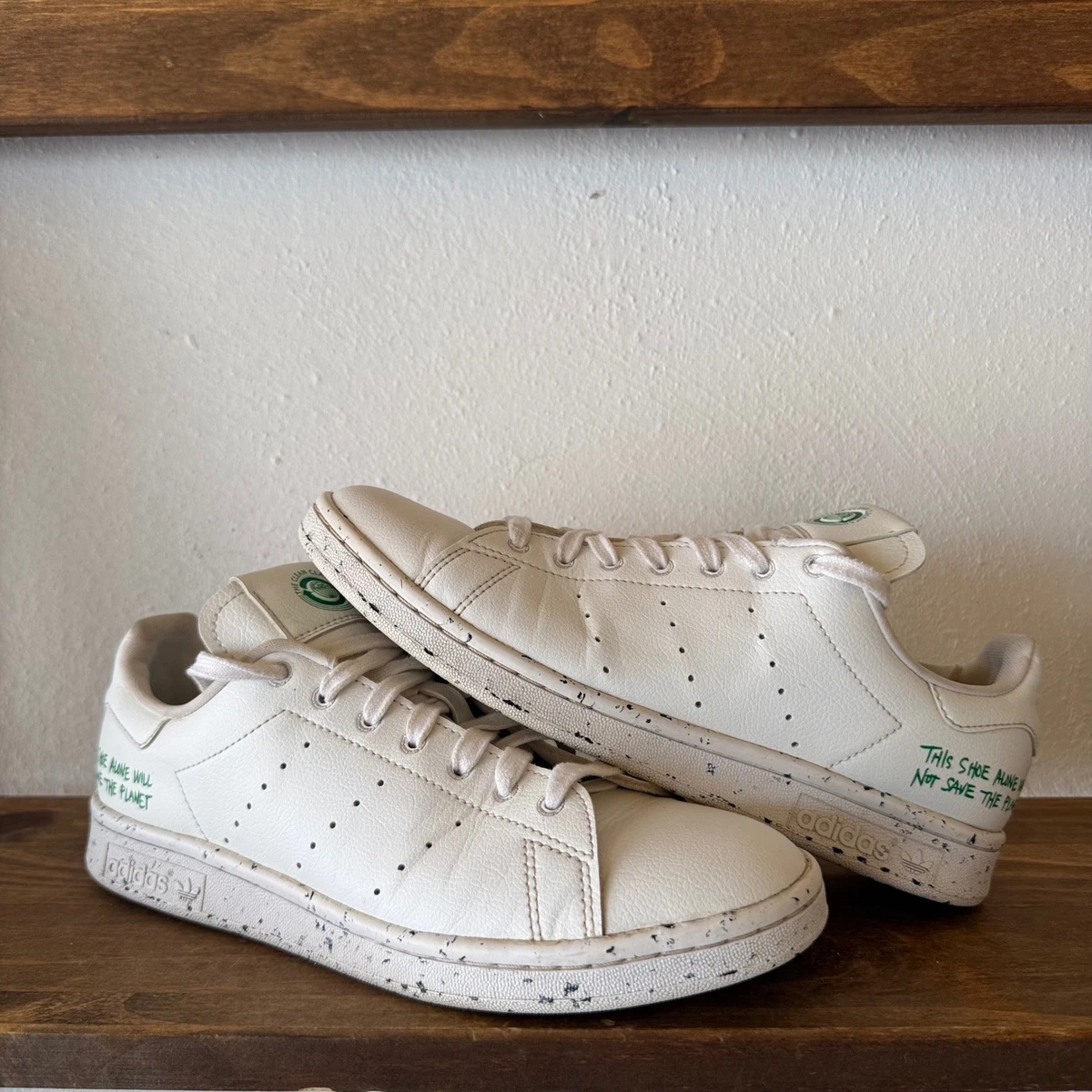 adidas Stan Smith Clean Classics Collection - White Green for Sale
