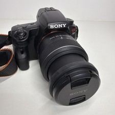 Sony Alpha SLT-A37 DSLR Camera 16.1MP  18-55mm SAM Lens 16 GB Card NO CHARGER