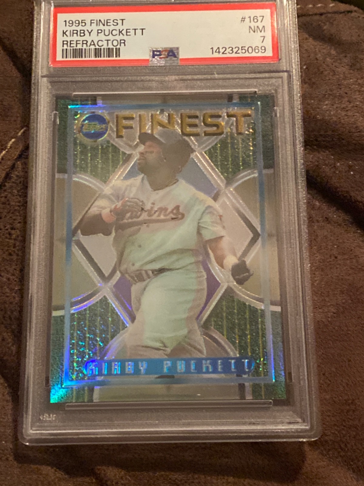 1995 Topps Finest - Kirby Puckett #167 Refractor