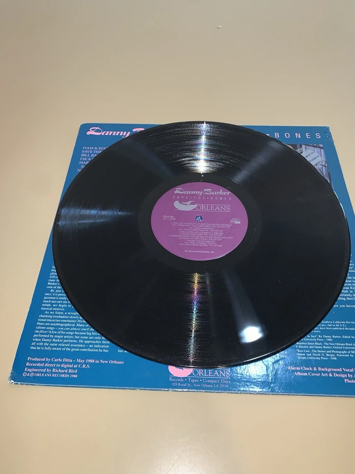 Danny Barker Save The Bones Orleans Records OR10188 - Imagem 3 de 3