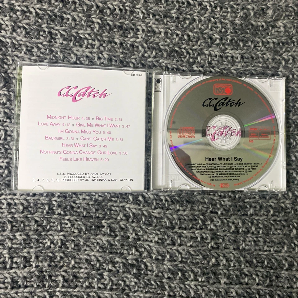 C. C. Catch Cd Hear What I Say 1989 - Image 3 of 3