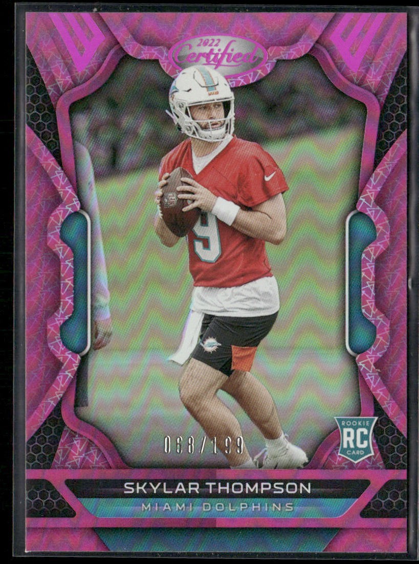 Skylar Thompson 2022 Certified Pink RC 68/199 #183
