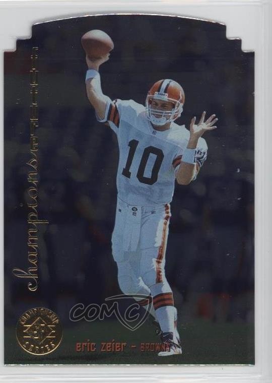1995 SP Championship Series Future Champions Die-Cut Eric Zeier Rookie RC 0q3