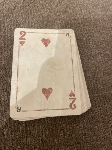 Red Dead Redemption Playing Cards Official Rockstar Merchandise Rarely Used - Bild 5 von 11