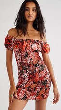 Free People ~ Size S ~ Wren Smocked Mini Dress