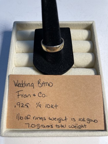 Fran & Co Wedding band 925 / 10k