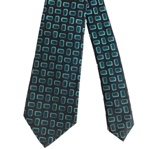 Armani Collezioni Printed Tie In Multicolor Silk Men Multicolor One Size - Afbeelding 2 van 5