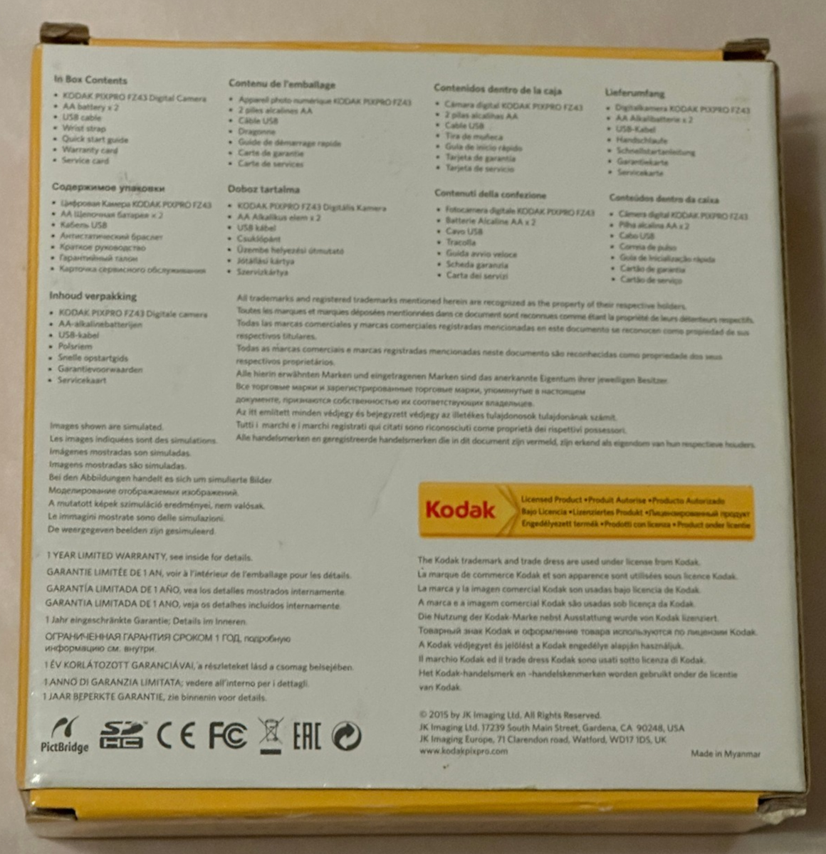 Kodak PIXPRO FZ43 16 MP Digital Camera - Black for sale online | eBay