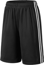 Boys Athletic Shorts, Kids Basketball Quick Dry Mesh Short for Youth Soccer Gym