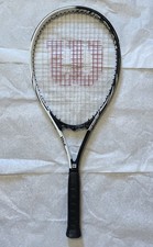Wilson Tour Slam Racket L4 / 4 1/2" Grip w/ Power Strings Stop Shock Pads