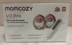 Momcozy Pompe à sein V2 Pro Ultra-léger, mains libres & Pum portable