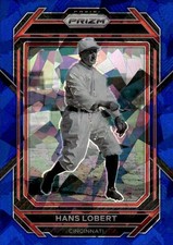 2023 Panini Prizm Hans Lobert #224 Blue Ice Prizms Cincinnati Reds 34L