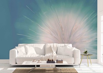 3D White Feather Close-up Wall Murals Wallpaper Murals Wall Sticker