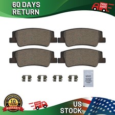 REAR Ceramic Brake Pads w/ Hardware for Hyundai Sonata Tucson Kia Sportage K5