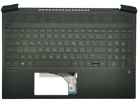 Original Hp Gaming 15-EC Cover Handauflage Tastatur HebräIsch Schwarz Beleuchtet