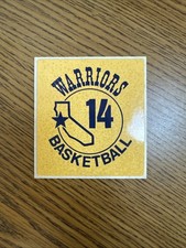 1967-68 GOLDEN STATE WARRIORS STICKER TOM MESCHERY JERSEY RETIREMENT # 14