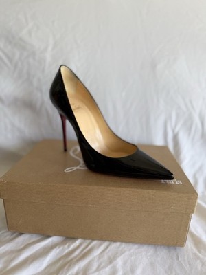 Christian Louboutin So Kate Pointed Toe Pump - Black, US7  Décolleté 554 Patent