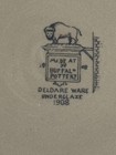 Buffalo Pottery Deldare Ware Calling Card Plate Ye Lion Inn NO RESERVE! — photo 3