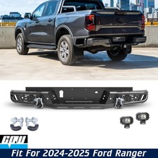 Heavy-duty Rear Bumper For 2024-2026 Ford Ranger Bumper Wled Lights D-rings