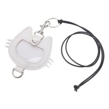 Cat Hair Memorial Keychain Pet Hair Storage Keepsake PU Pendant