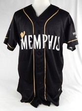 2022 Memphis Redbirds Moises Gomez #31 Game Used Black Jersey Monarch Night 48 3