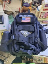 Tactical Dad Backpack Dadlife Flag Patch Black Diaper Bag Changing Pad Stellar