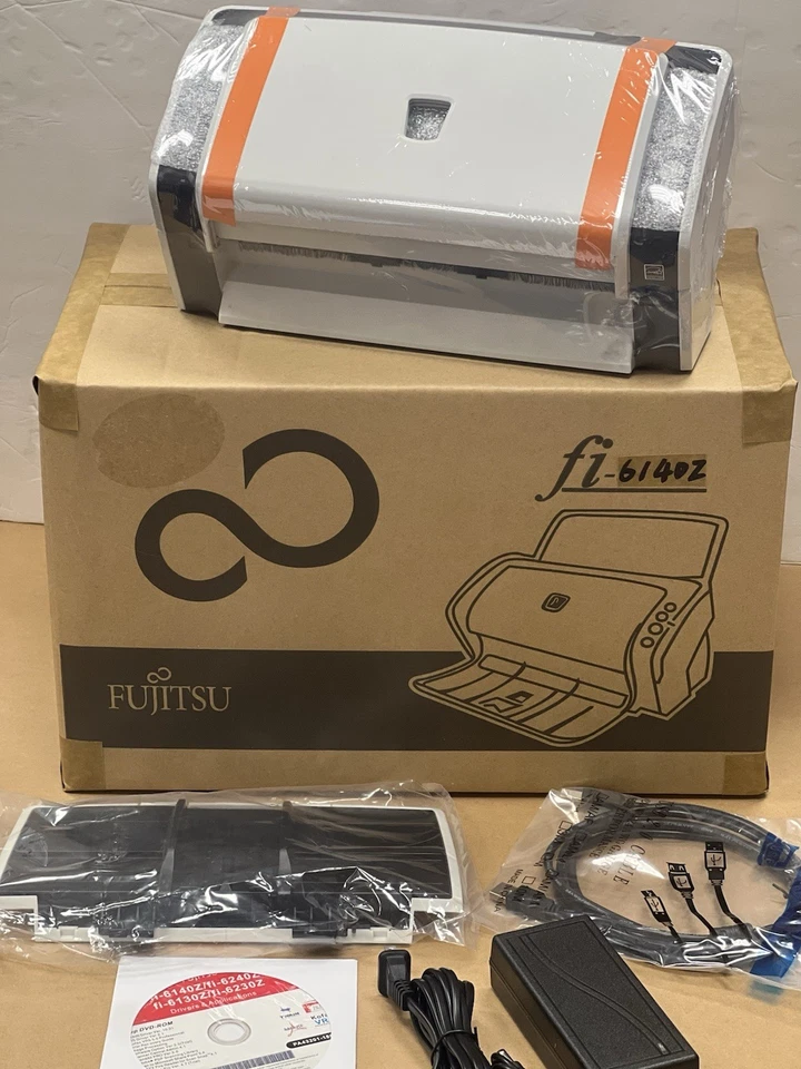 Fujitsu fi-6140z Document Sheet-Fed Scanner PA03630-B005 FULL SET IN BOX - Image 2 of 4