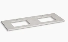 Kohler 28258-ESR - Silestone Quartz 61" Vanity Top with Two Sink Cutouts