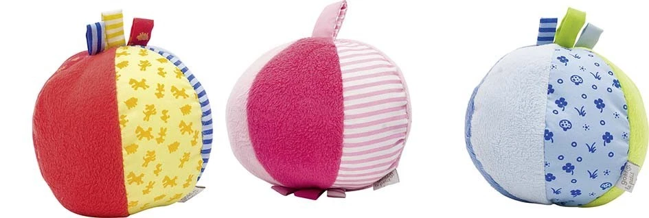 GOKI - Balle en tissu avec grelot - Naissance