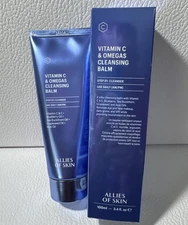 Allies of Skin Vitamin C Omegas Cleansing Balm 100ml 3.4oz Full Size NEW IN BOX