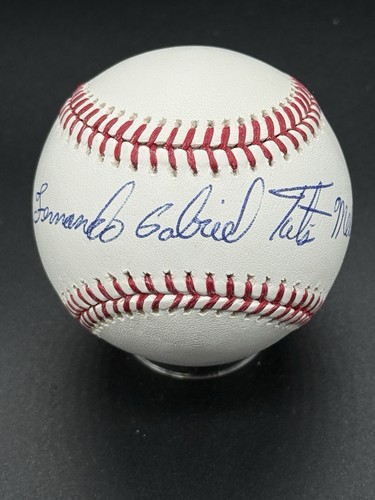 Fernando Tatis Jr signed full name ROMLB OMLB OML baseball JSA COA auto ball