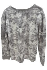 Cuddl Duds Women's Honeycomb Fleece Lounge Top Gray