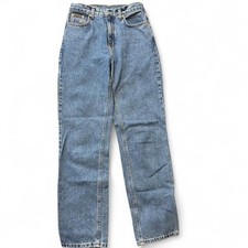 Vintage 90s Calvin Klein Blue Jeans Womens Straight Leg High Rise Denim
