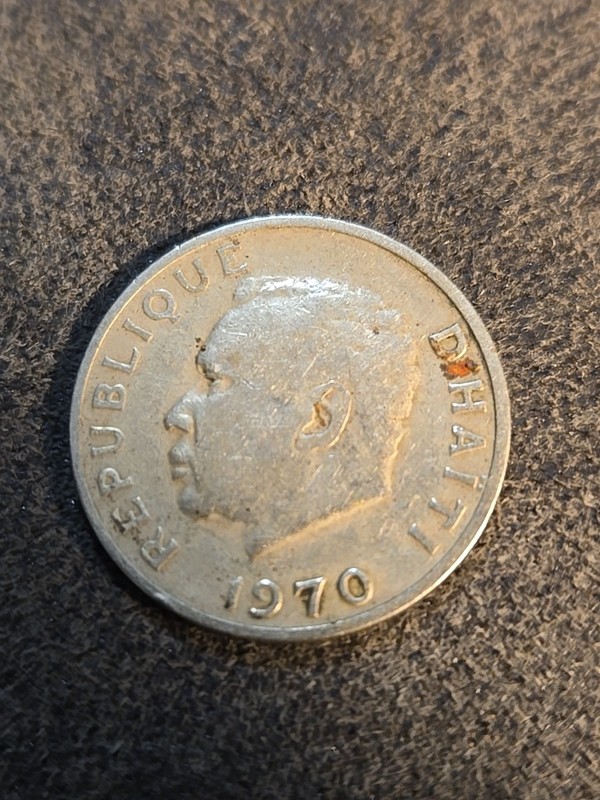 1970 Haiti 10 Ten Centimes - François Duvalier - Lot C