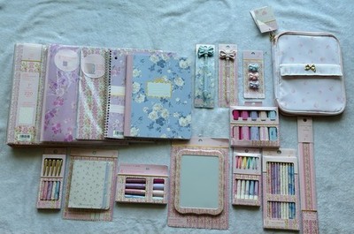 LoveShackFancy x Yoobi School Supplies Mega Lot Binder Notebook Pens HTF
