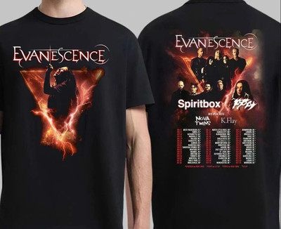 Evanescence 2026 North America Tour T-shirt, Alternative   T-ShirtTshirt