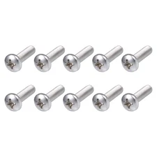 Machine Screws (M6x22mm) 10Pcs, Phillips Cross Pan Bolts 304 Stainless Steel