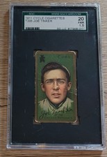 1911 T205 Joe Tinker SGC 1.5 (Cycle back) 