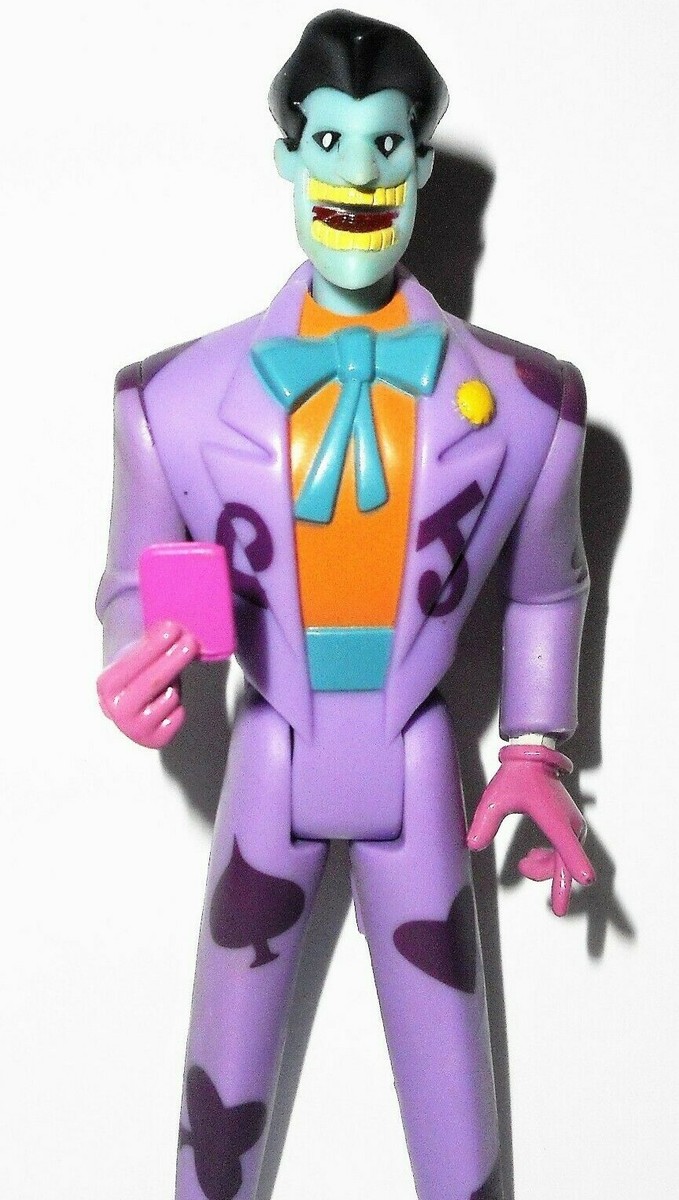 BATMAN the animated series JOKER card suit dollar store complete