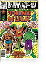 Marvel Two In One Annual 5 Thing Hulk Stranger VG/F 1980 Glossy Double size