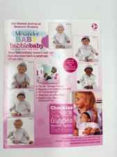 Madame Alexander Babble Baby Doll Advertisement Color Flyer