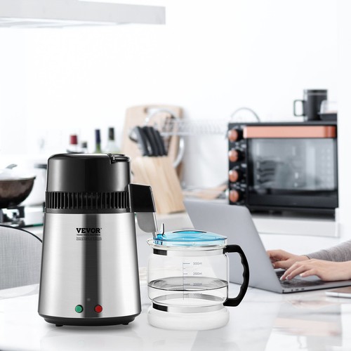 Wasserdestiller, 4L 1,05 Gallonen Reinwasseraufbereiter Filter für Heimarbeitsplatte. - Bild 8 von 11